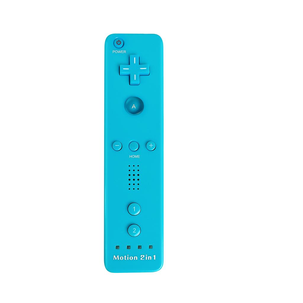 2in1 For Nintendo Wii Controller Set W/ Motion Plus Wireless Joystick Gamepad Remote Control W/ Silicone Case Video Game Console 1
