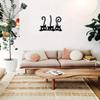 Charming Cat Metal Wall Art Elegant Living Room and Bedroom Decor Sculpture