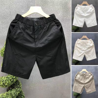 Pantaloni scurți bărbați Talie elastică Pantaloni scurți sport cu buzunare Ușori Respirabili Sport de agrement