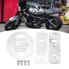 KIMISS Motorrad Kupplungsscheibe Oben,Motorrad Kupplungsdeckel Oben Edelstahl XSR900 2016-2021 (Silber)