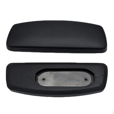 2 Pieces Office Chair Armrest Pads Easy Installation Universal Accessories PU with Mounting Holes