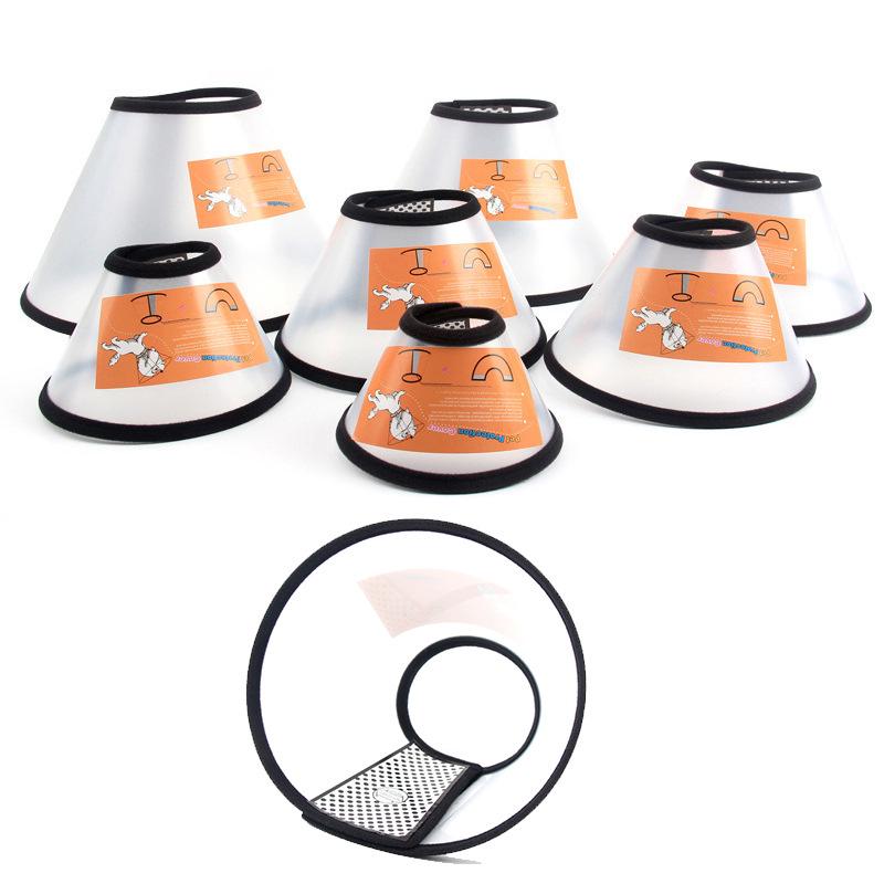 Haustier Elisabethanischer Kragen: Anti-Leck-Schutzkopfbedeckung für Katzen und Hunde