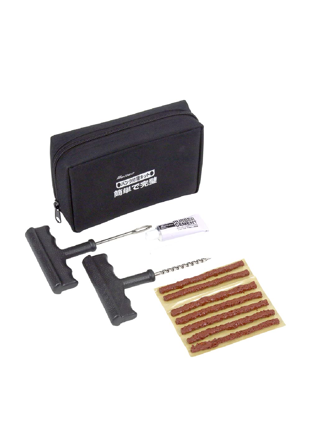 

Meltec Набор для ремонта проколов для мотоциклов, легковых автомобилей и внедорожников Включает хранение и другие 5 видов набора Meltec Транспортные средства, Кейс, ML-331