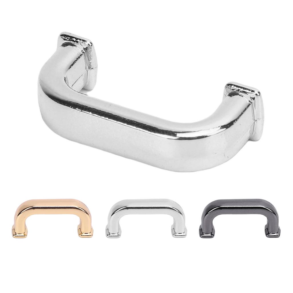 20 Pcs Arch Bridge Buckle Square 17x8x5mm Alloy D Ring Connector Buckle with PH Screws for Bag Handb