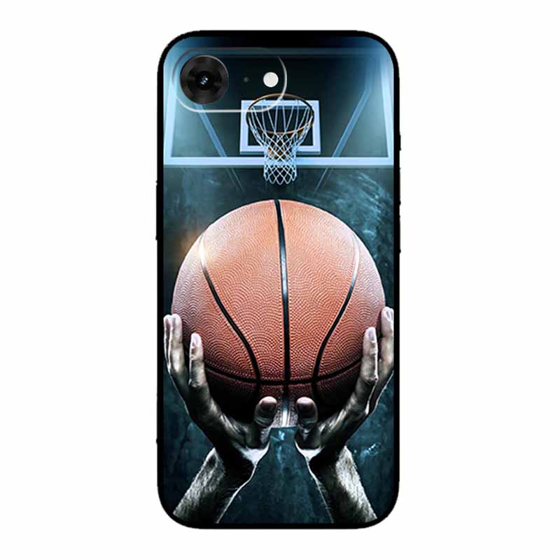 For iPhone 16e 2025 Case 16 E Coque Flowers Black Silicone Soft Back Cover Case For iPhone 16e Phone Cases 6.1" Funda Shockproof