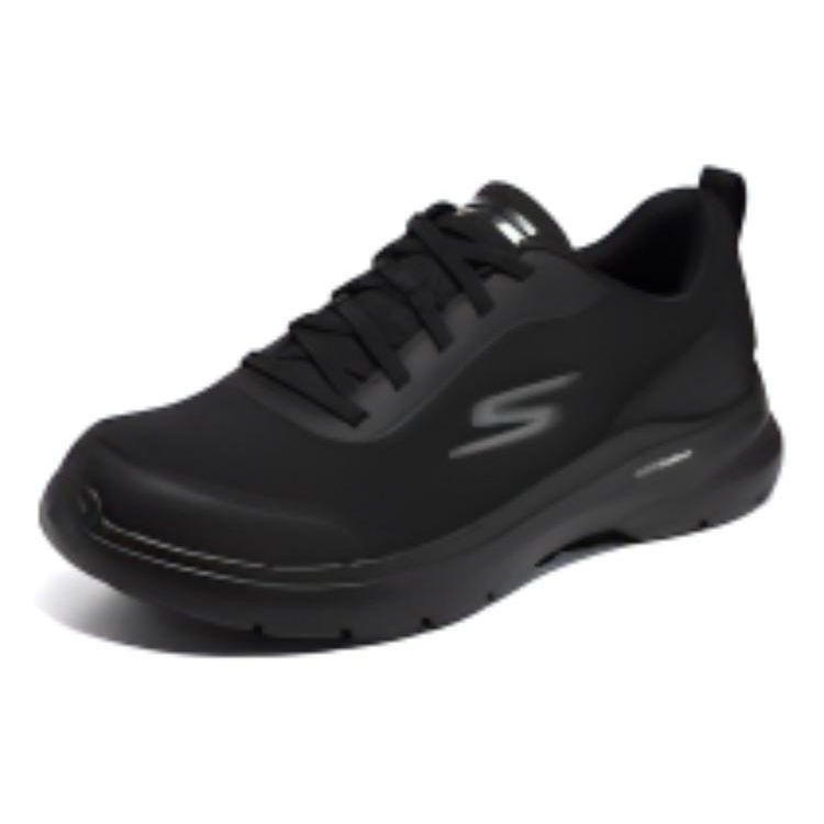 Skechers Go Walk 6 Comfortable Versatile Shock Absorbing Durable Low Top Casual Shoes Men sneaker Black 216625-BBK