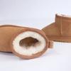 Winter Children Snow Boots 2027 New Design Baby Cow Suede Upper Warm Shoes With Thick Plush Boys Girls Toddler High-top Fur Boot
