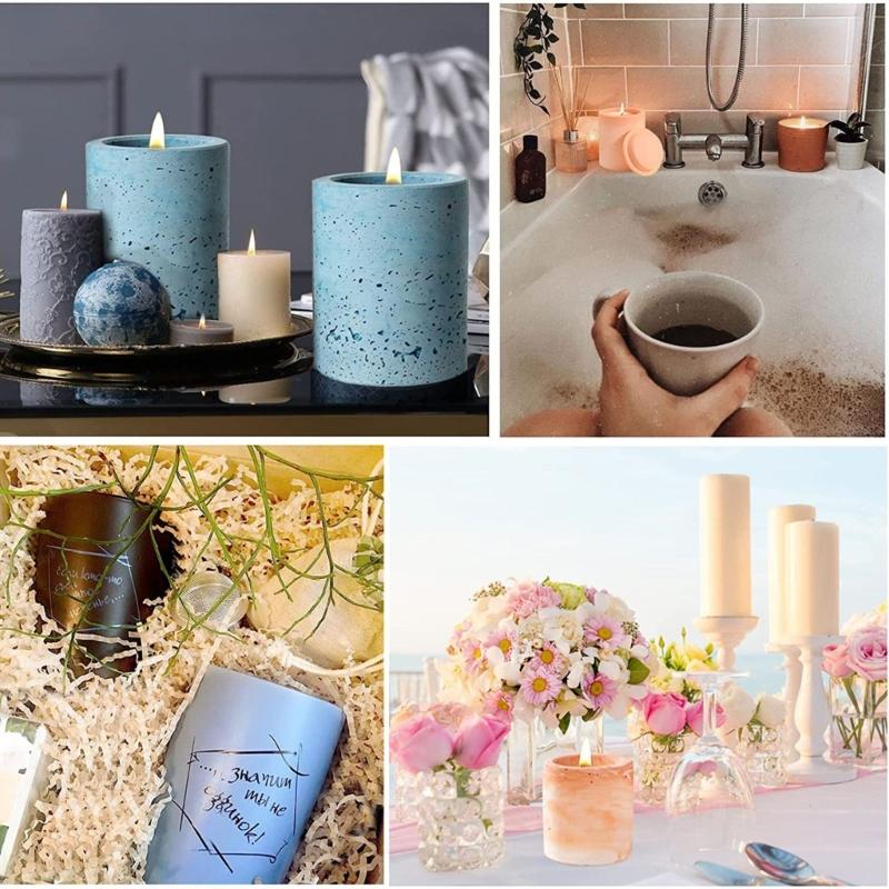 Silicone Pen Holder Moulds Silicone Clay Molds Hand-Making Silicone Candle Cup Moulds Multi-functional Silicone Material