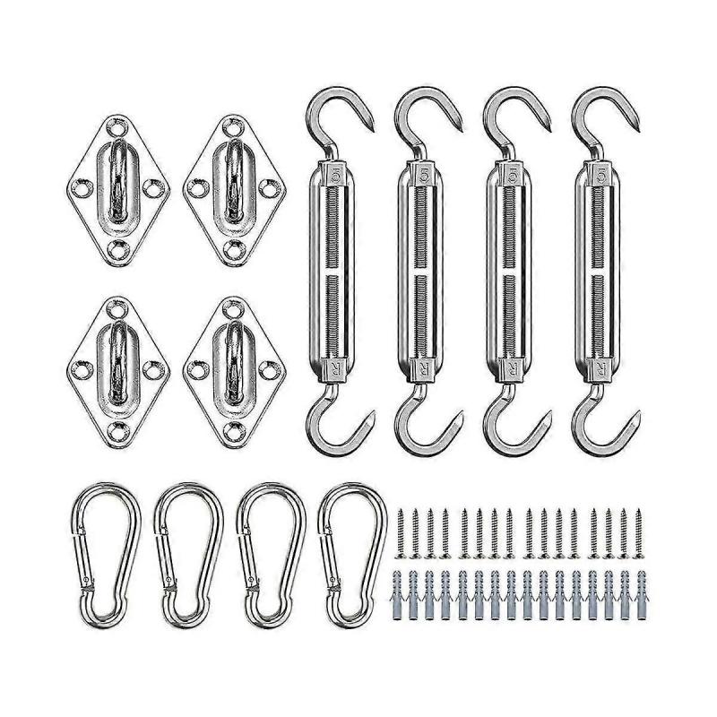 Awning Attachment Set, 304 Stainless Steel Awning Accessory Kit Awning Attachment Mounting Tool With Screws
