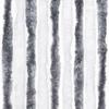 Insect Protection Curtain Grey and White 90 X 200 Cm Chenille