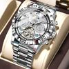 Top Brand Mechanical Watch Men's Waterproof Multifunctional Mechanical Watch Luminous Wrist Watch