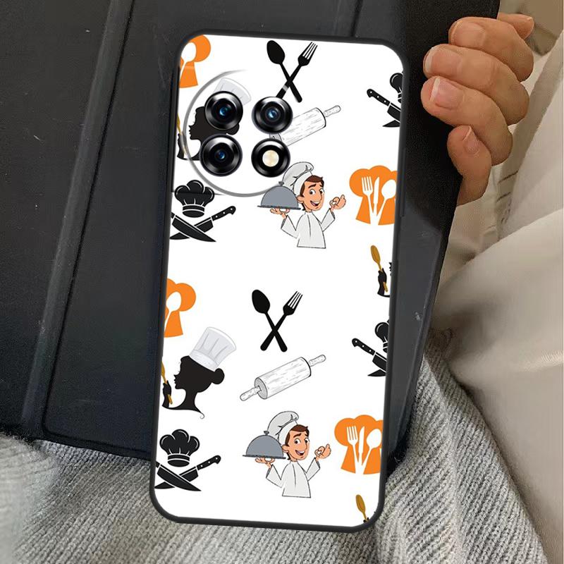 Cooking Chef Knives Case For OnePlus Nord 5 CE 2 3 4 Lite N20 N30 OnePlus 15 13 12 11 10T 10R 12R 13R 13T Cover