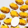 18x25mm Ovaler Acryl-Strassstein Flachrücken Perlen für Schmuck und Basteldekoration