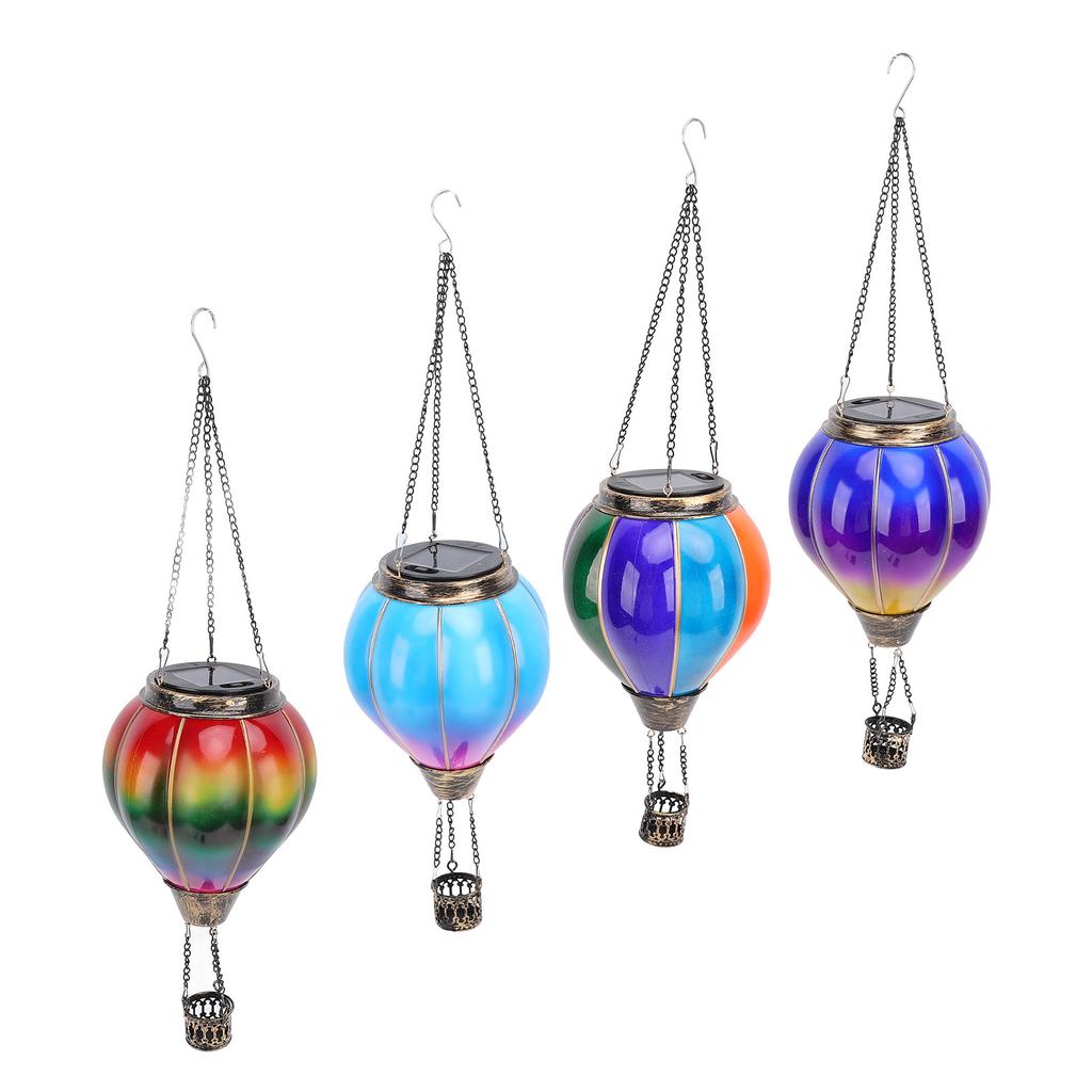 Solar Fire Balloon Lantern Multipurpose Innovative Exquisite Fire Balloon Solar Lights for Patio Yar