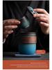 Compact Kuaike Travel Tea Set: One Pot, Four Cups, Portable Gongfu Brewing for Camping & Outdoors