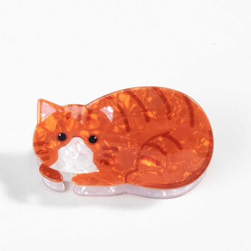 

Cute Animal Shaped Acrylic Disc Hair Clip Hair Accessory Clip One Size