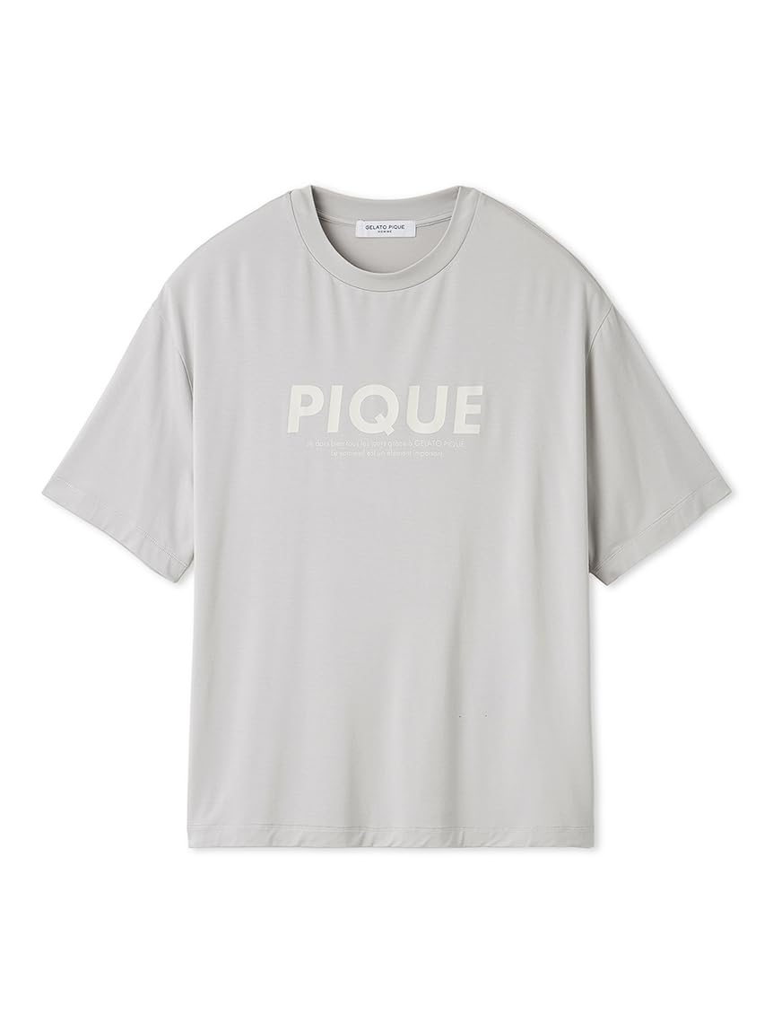 

Gelato Pique HOMME Rayon Pique Logo PMCT251954 LGRY M Cool-Touch T-Shirt Men s