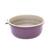 Double Layer Drain Basket  Washing Storage Basket Filter Bowl Drain Vegetable Fruit Cleaning Colander Tool Household Kitchen