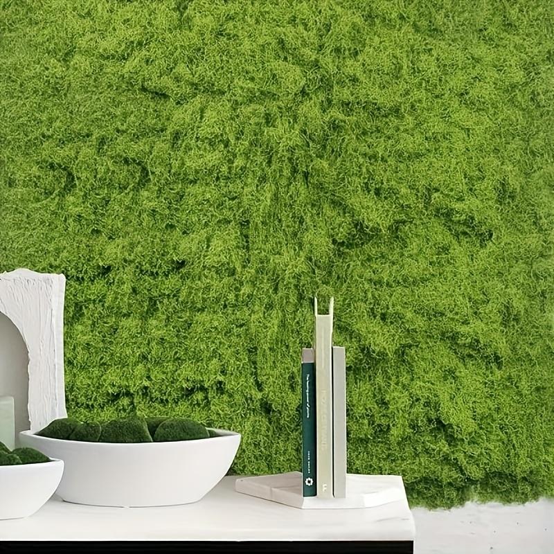 Large Artificial Moss Mat - Lush Green Foliage for Indoor/Outdoor Landscape Beautification, Easy Cutting, Realistic Texture,  Moss Decor