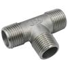 Bingyu 304 Stainless Steel Male Thread Tee Pipe Fitting