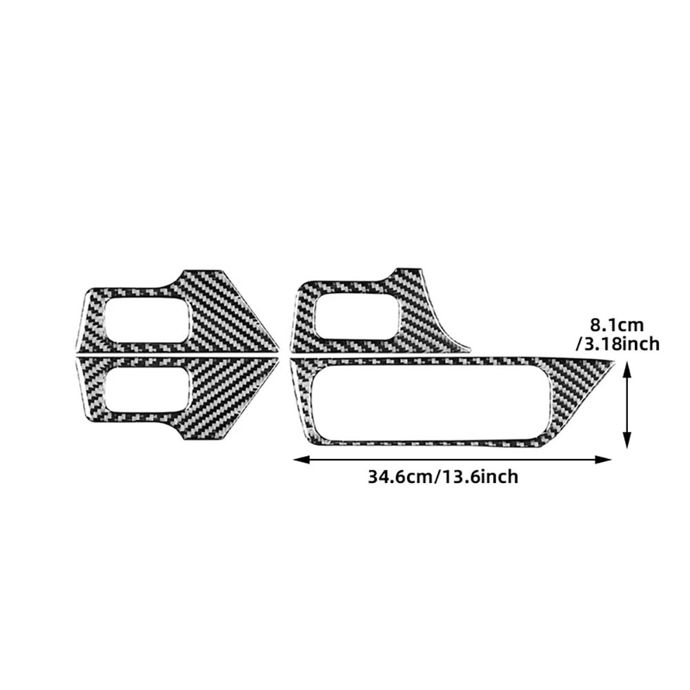 For Benz B-Class W247 2019-2026 Carbon Fiber Car Car Window Lift Button Frame Anti-scratch Decorative Interior Accessories