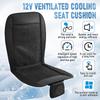 DC 12V 3D Spacer Car Summer Cool Air Seat Cushion With 8Fan Fast Blowing Ventilation Seat Cooling Pat Refrigerated Seat