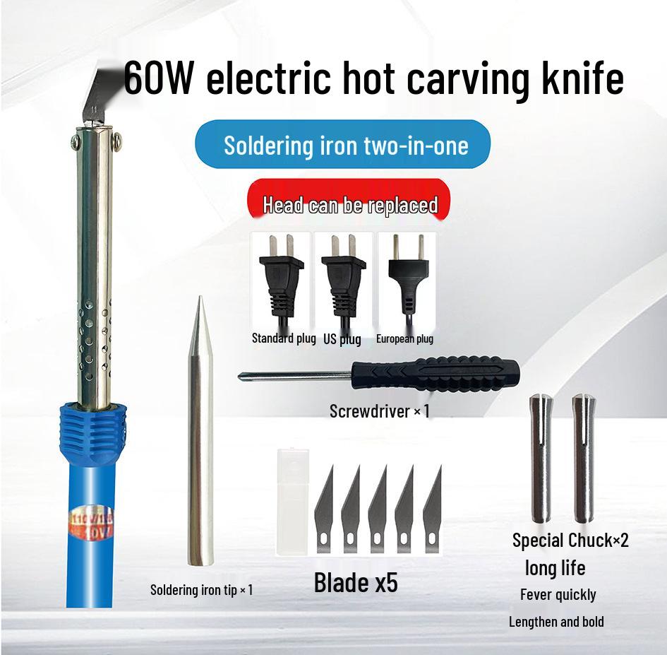 Electric Soldering Iron & Engraving Knife Tool for Gardening and Household Use