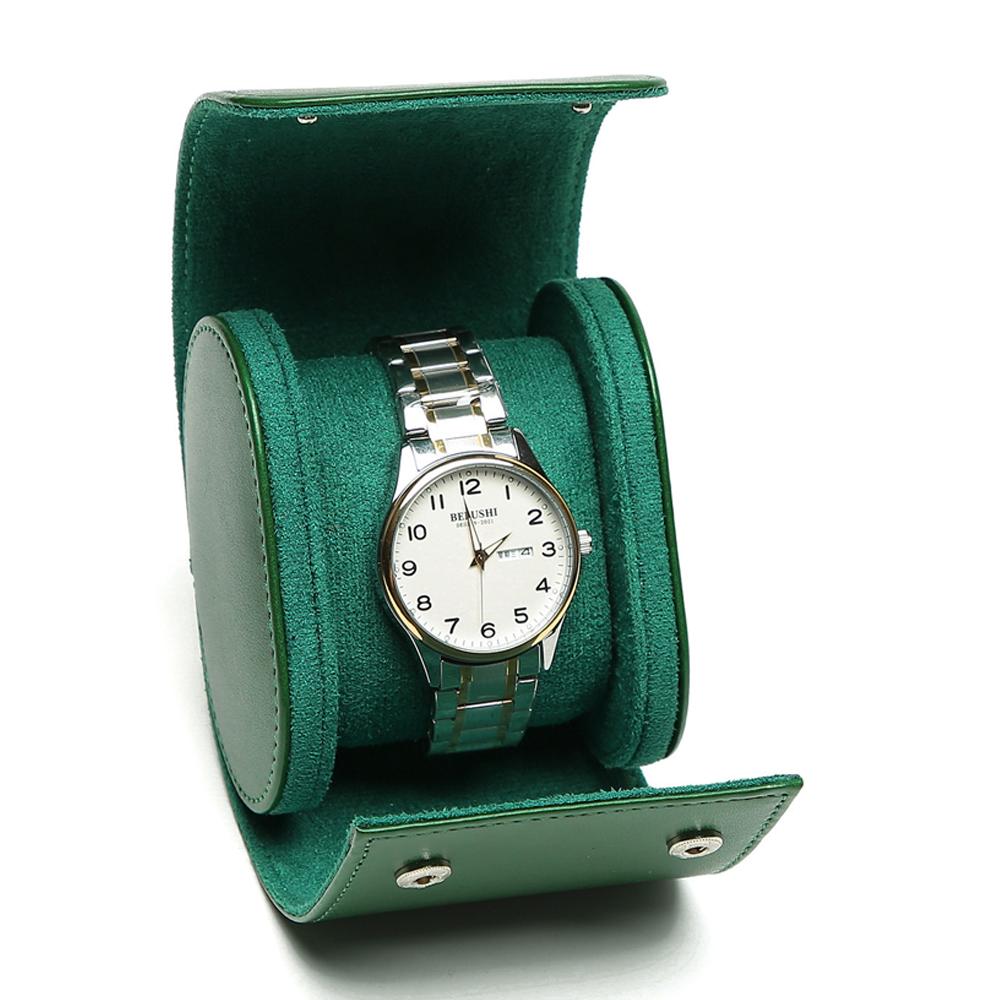 For Men Women Leather Watch Roll 1 2 3 slots Luxury Genuine Storage Box Travel Bag Watch Case Gift Box Watch Pouch