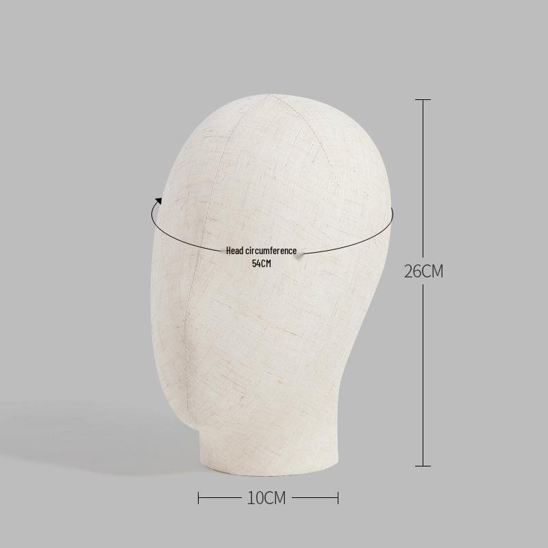 Desktop Female Mannequin Hat and Wig Display Stand