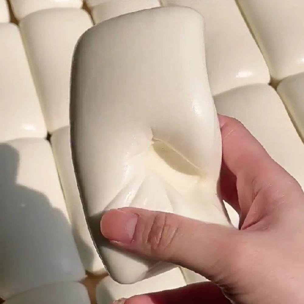 Taba Squishy Yogurt Cake Bread Squeeze Toy Soft Stress Relief Slow Rising Sensory Fidget Toys for Kids and Adults Relaxing Gifts