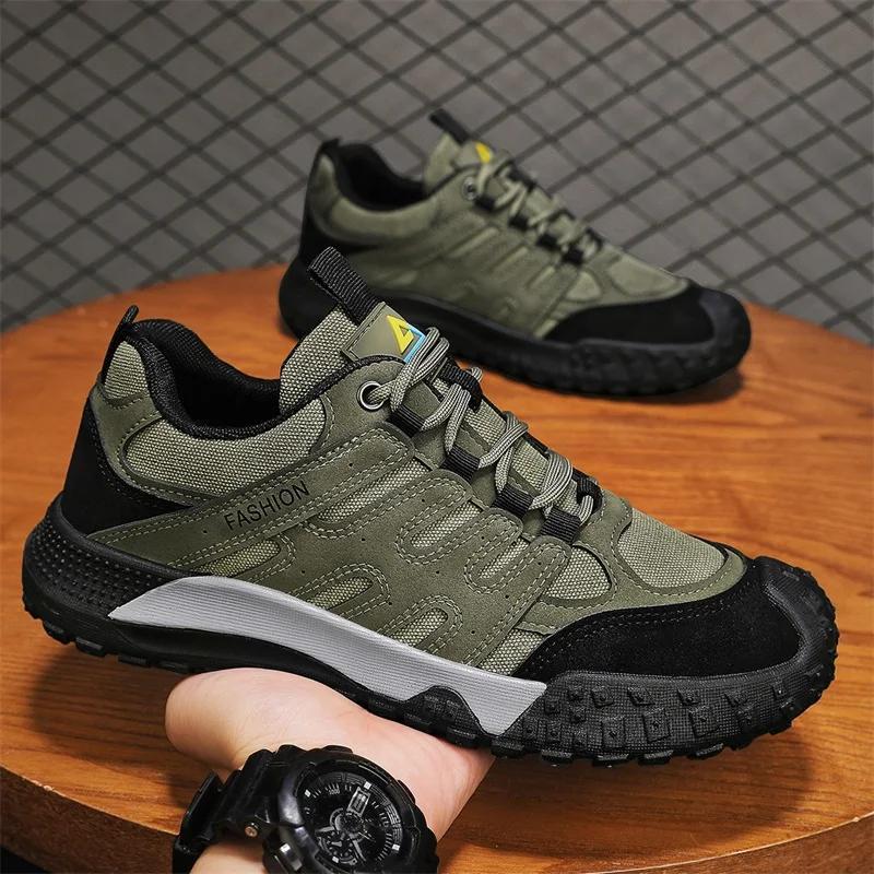 

Мужская повседневная обувь 2025 года, осень, новейшая мода, легкие кроссовки, дышащая, винтажный стиль, уличная сетчатая обувь для мужчин, износостойкая 39 зелёный