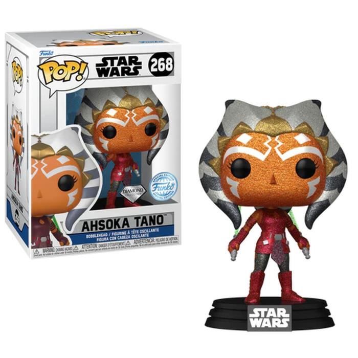 Figurine - FUNKO - Ahsoka Tano - Glitter - Exclusivité Diamond - Star Wars