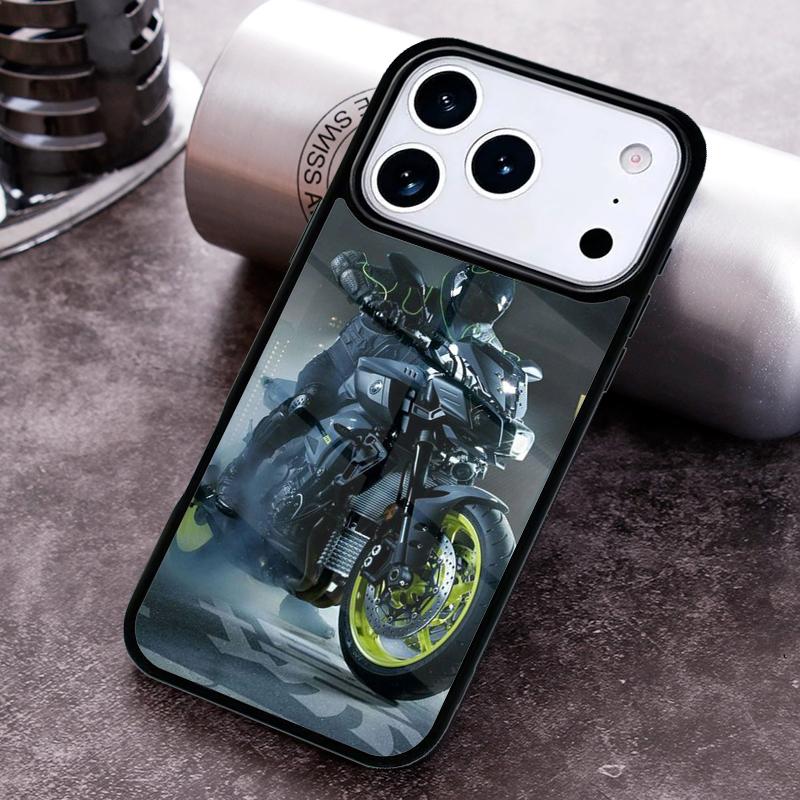 Motorcycle Man Phone Case for iPhone 17 16 15 Pro Max Air 14 13 12 11 Plus Shockproof Capa Cover