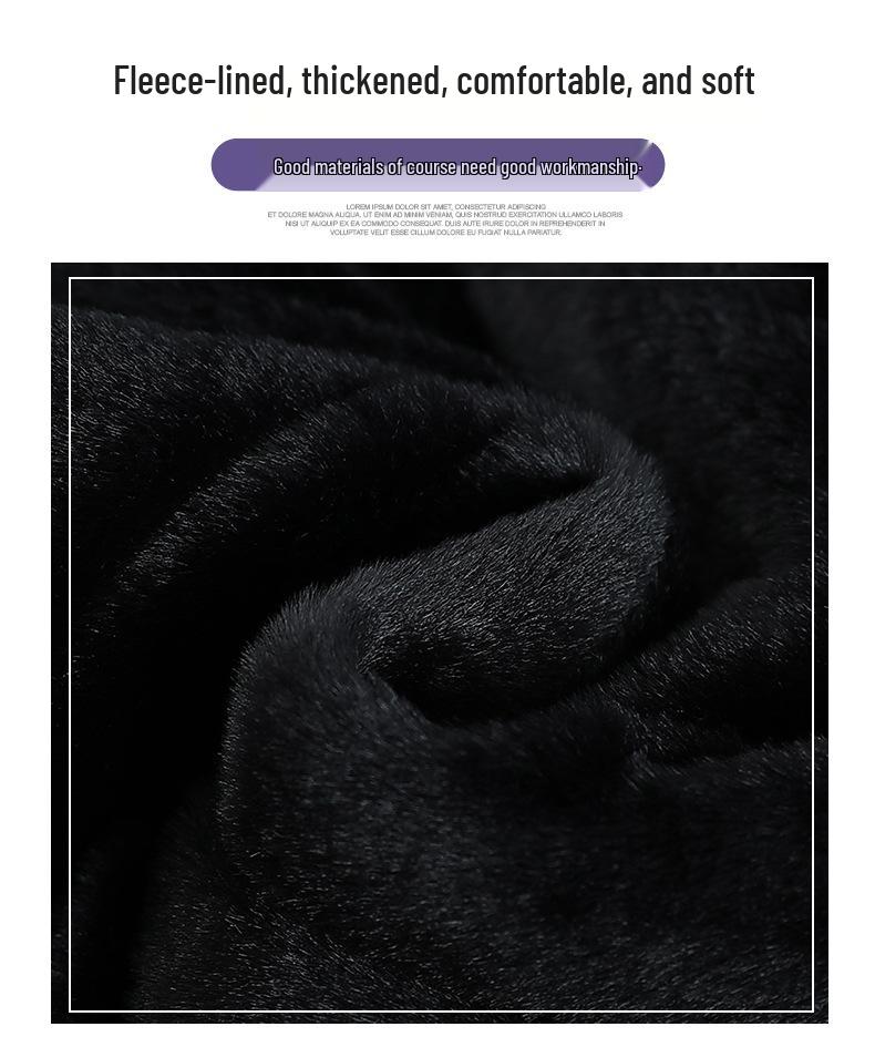 Chic New Chinese Style Faux Fur Fleece Jacket for Elderly Women
