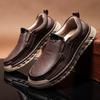 Herren Leder Freizeitschuhe Handgefertigte Slipper Bequeme Herren Slipper Flache Mokassins Herren Sneaker