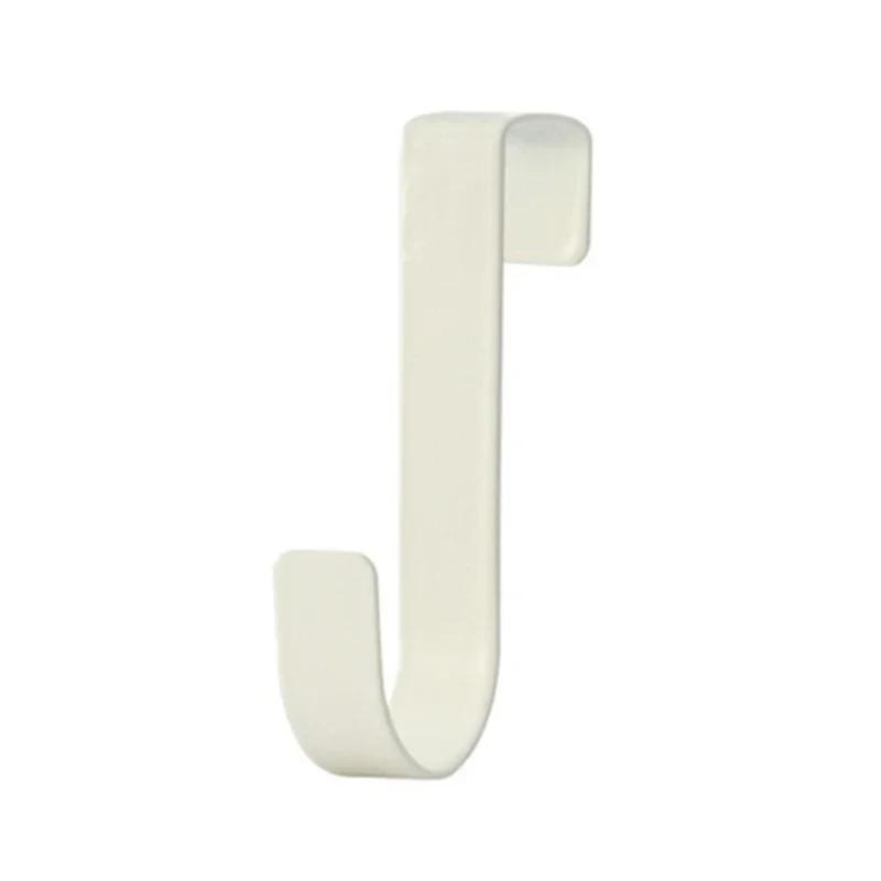 2pcs S-Shaped Metal Hook Cabinet Door Hanging Rack Gadgets Holders Shelves Cabinet Storage Organizer Bathroom Accessories