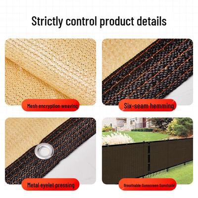 Outdoor Privacy and Sunshade Net: Balcony & Courtyard Safety Screen with Heat Insulation