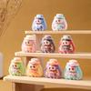 9Pcs Baby Three Flocked Cartoon Gentleman Mini Bean Dolls Cute 4Cm Desktop Ornaments Bag Accessories For Kids Toys