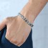 THICK BRACELET Silver Men' Bracelet ROYAL Byzantine + FREE