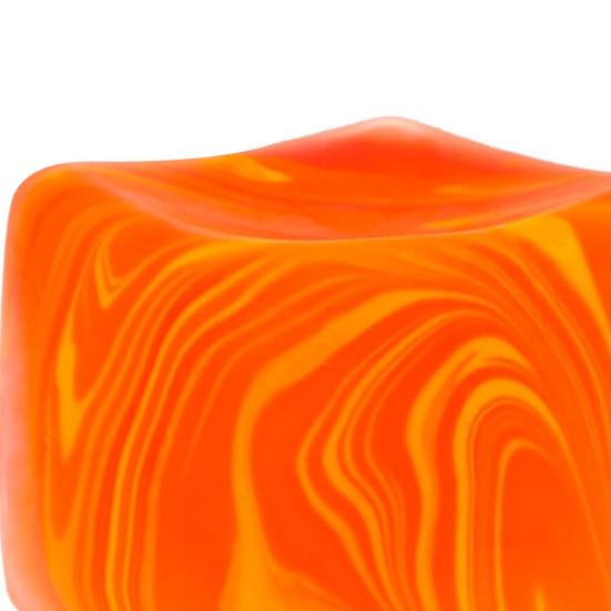 1/4Pcs Flow Texture Stress Cube Toy Anxiety Relief Cube Squeeze Sensory Toy Slow Rebound Home Office Relaxation TPR Decompression Stress Ball