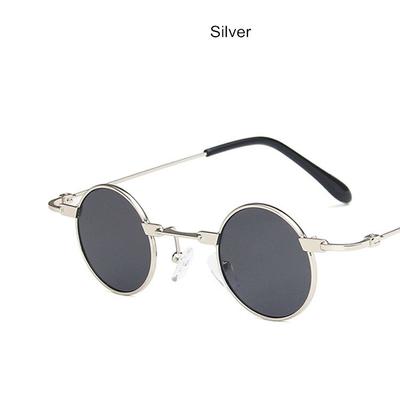 Round Sunglasses Vintage Small Frame Anti-Reflective Women And Men Metal Sun Glasses Classic Brands Design New Glasses Uv400