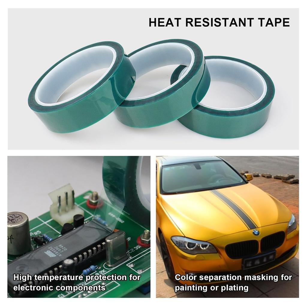 Heat Tape for Heat Press,20mm/10mm,33m High Temperature Tape,Heat Resistant Tape,Heat Transfer Tape for Sublimation