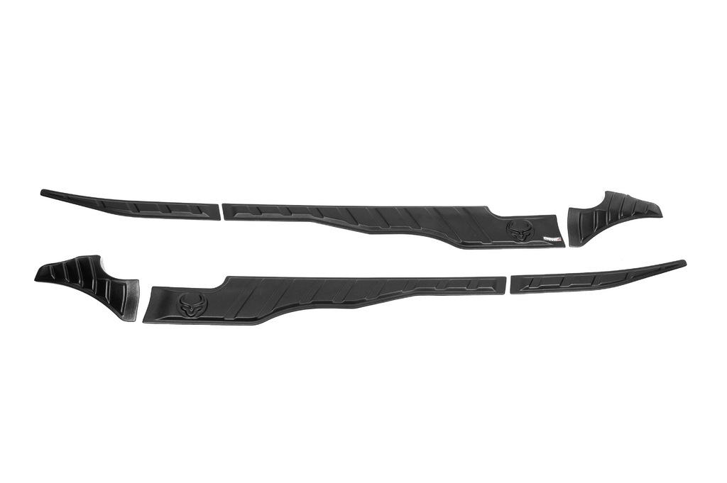 Верхние молдинги дверей 2019-2025 (6 шт, ABS) для Mitsubishi L200