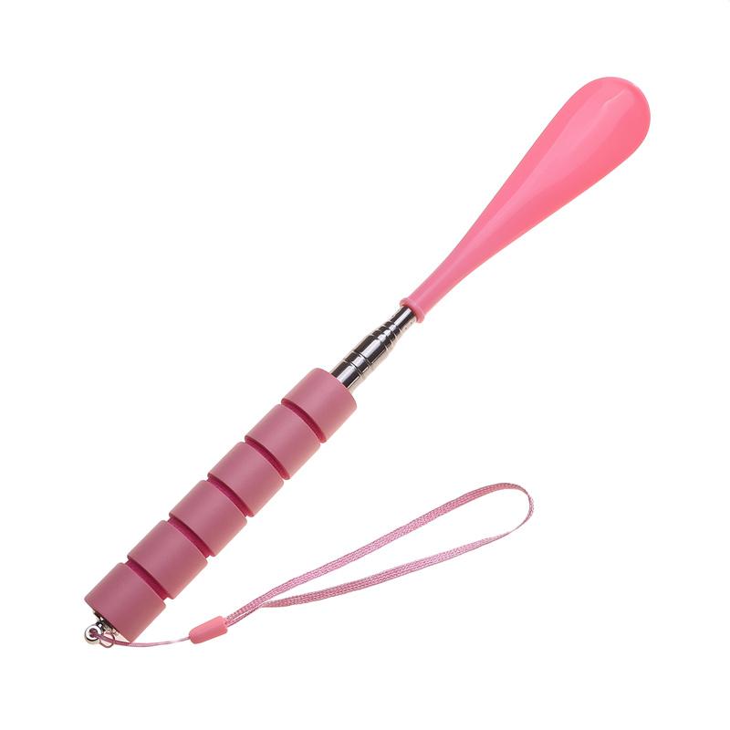 Professioneller Schuhanzieher ausziehbarer Edelstahl Schuhhelfer mit rutschfestem Griff Heimgebrauch langer Griff Schuhanzieher