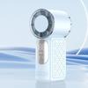199 Speed Levels Mini Handheld Fan High Speed LED Display Pocket Fan Air Cooling USB Rechargeable Brushless Motor Cooling Fan