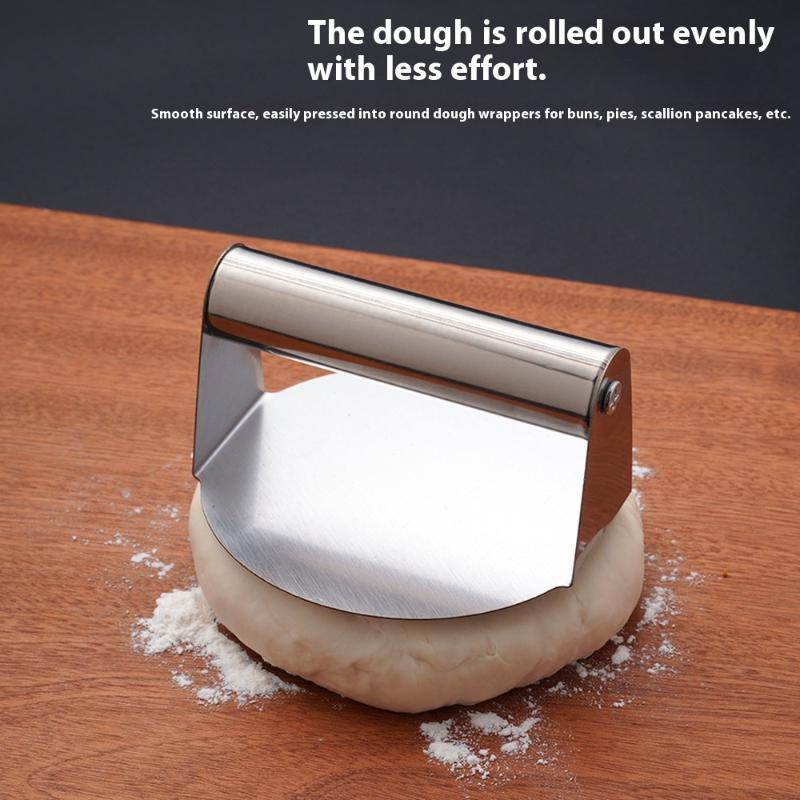 Stainless Steel Smash Burger Press Hamburger Patties Meat Masher Circular Meat Press Mold For Deli Meats Kitchen Accessories