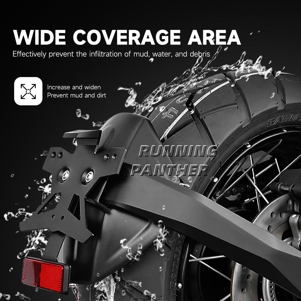 NEW FOR Honda ADV350 ADV 350GENERAL Rear Wheel Hugger Mudguard Fender Mudflap Splash Guard License Plate Holder Fender Protector