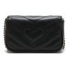 Gucci GG Marmont Mini Shoulder Bag Black Quilted Leather Gold Hardware Chain Crossbody Bag for Women Daily Commute Shopping  575161-DTDCT-1000