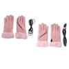 Women Warming Gloves for Outdoor USB Heating Gloves for Ladies