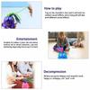 Pull Hair Screaming Fidget Monster Toy Soft BPA-Free Squeaky Sound Decompression Toy for Adult Office Stress Relief Home Play